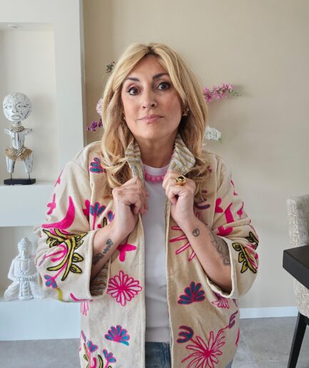 Velvet Jacket - beige