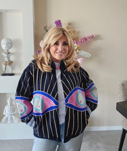 Velvet Jacket - blauw