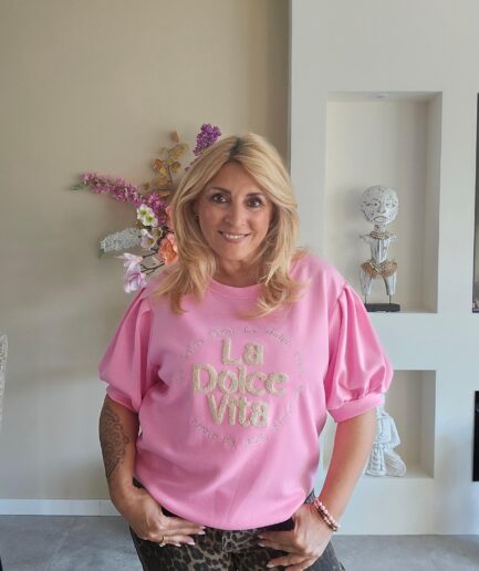 La Dolce vita trui - roze