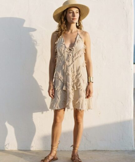 Adela jurk beige