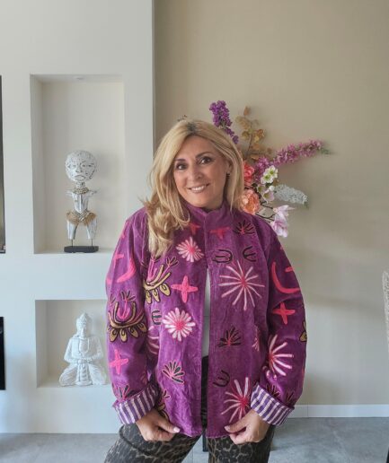 Velvet Jacket - paars