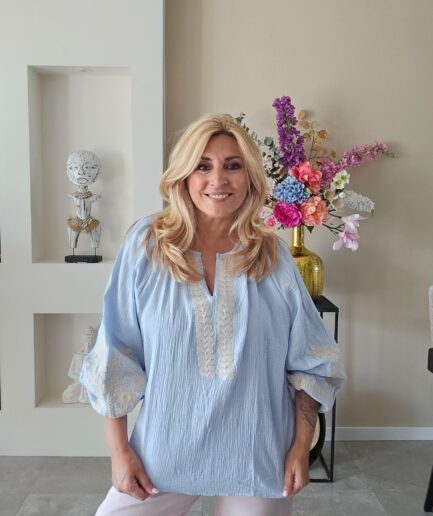Besa blouse - blauw