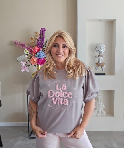 La dolce vita trui - taupe
