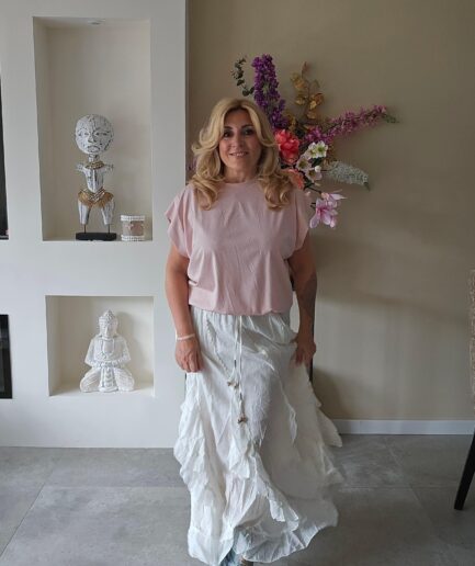 Sumitra boho rok - wit
